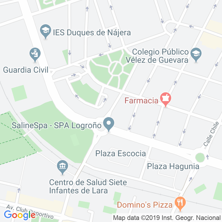 Código Postal calle Pepe Blanco en Logroño