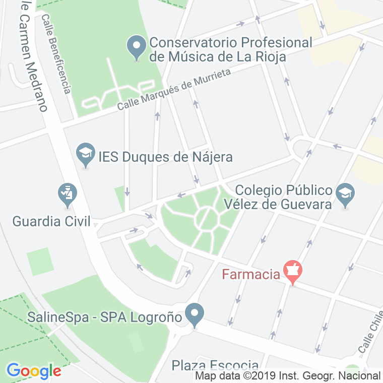 Código Postal calle Santa Justa en Logroño