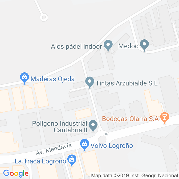 Código Postal calle Majuelo en Logroño
