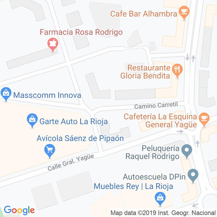 Código Postal calle Carretil, camino en Logroño