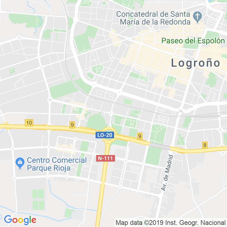 Código Postal calle Club Deportivo, avenida en Logroño