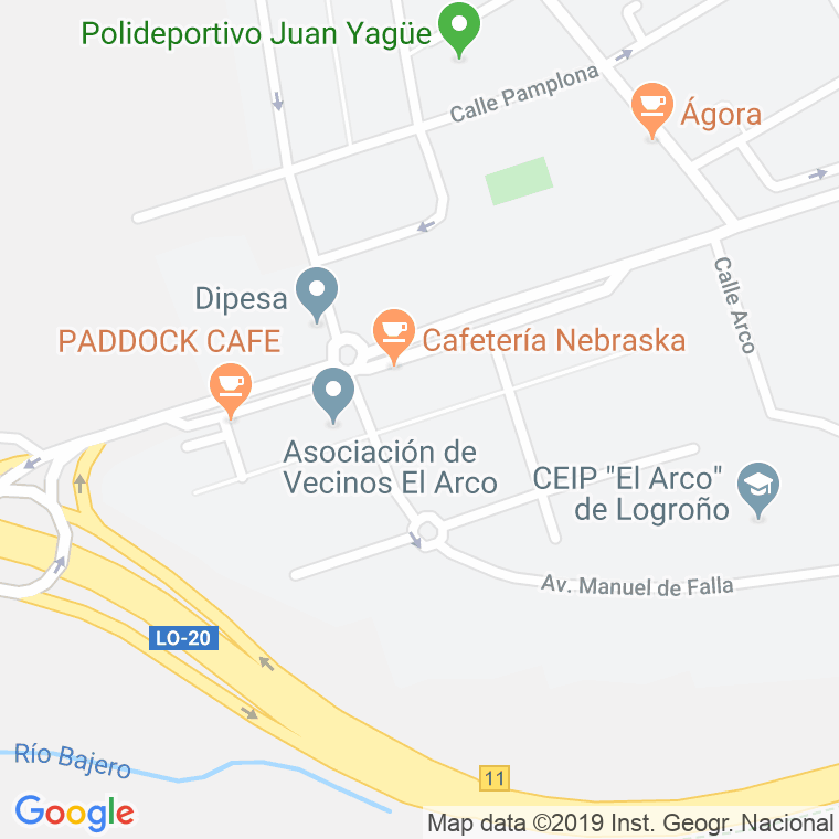 Código Postal calle Enrique Granados en Logroño