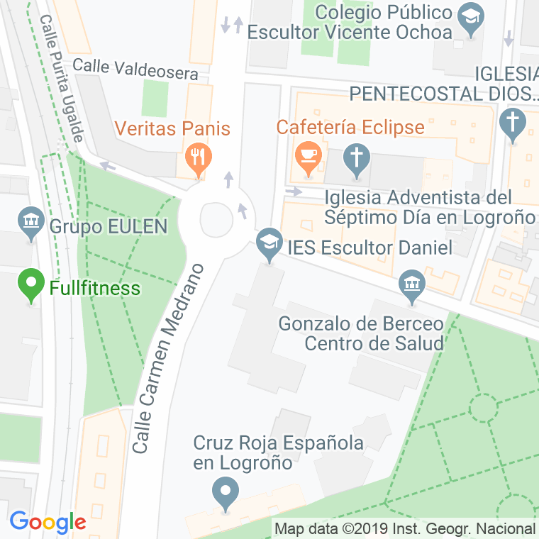 Código Postal calle Escultor Daniel en Logroño