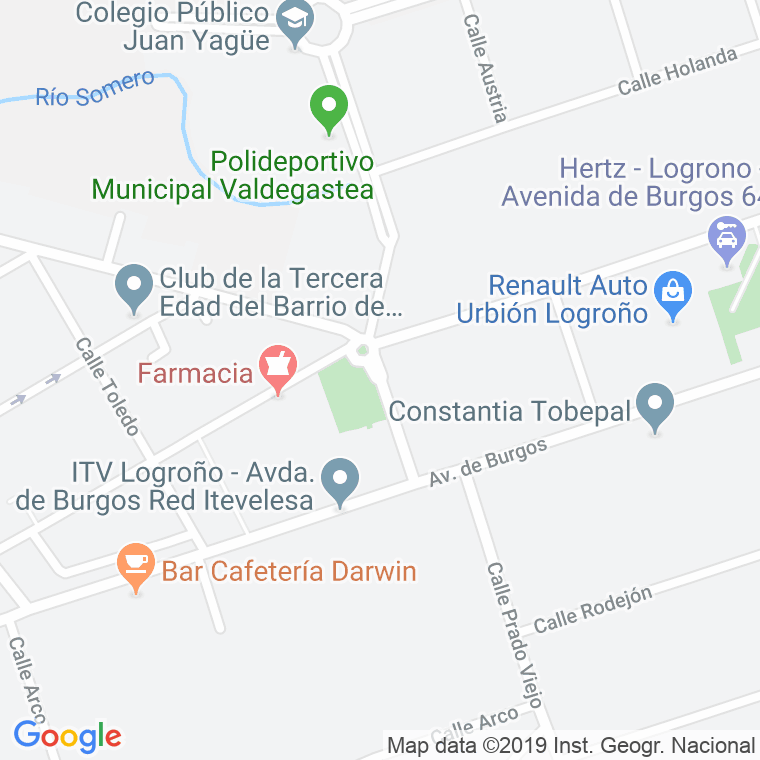 Código Postal calle Fueros en Logroño