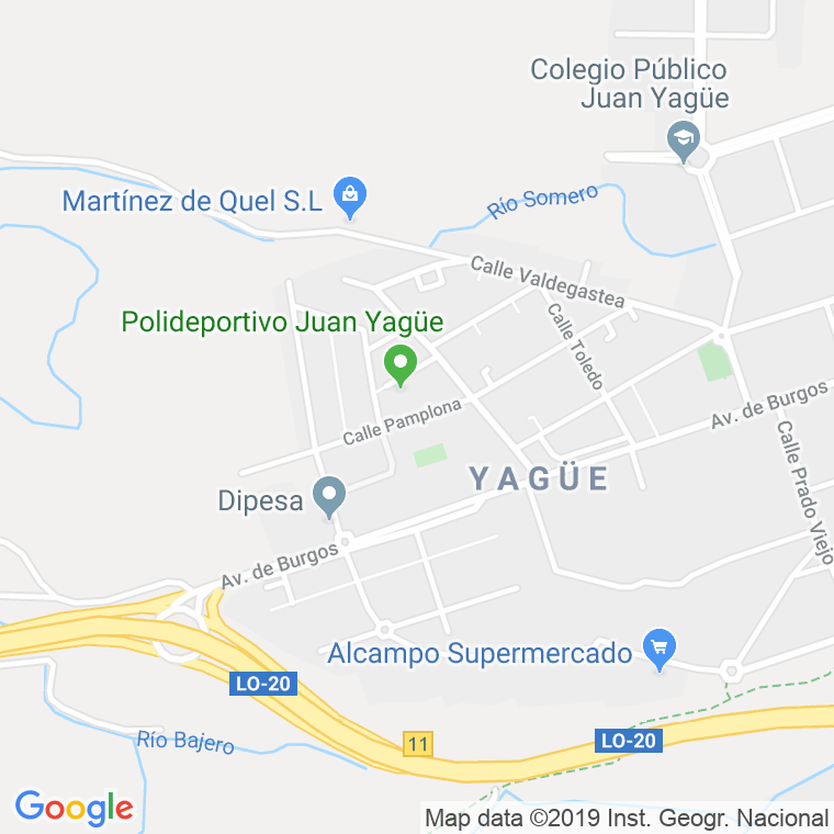 Código Postal calle Pamplona en Logroño