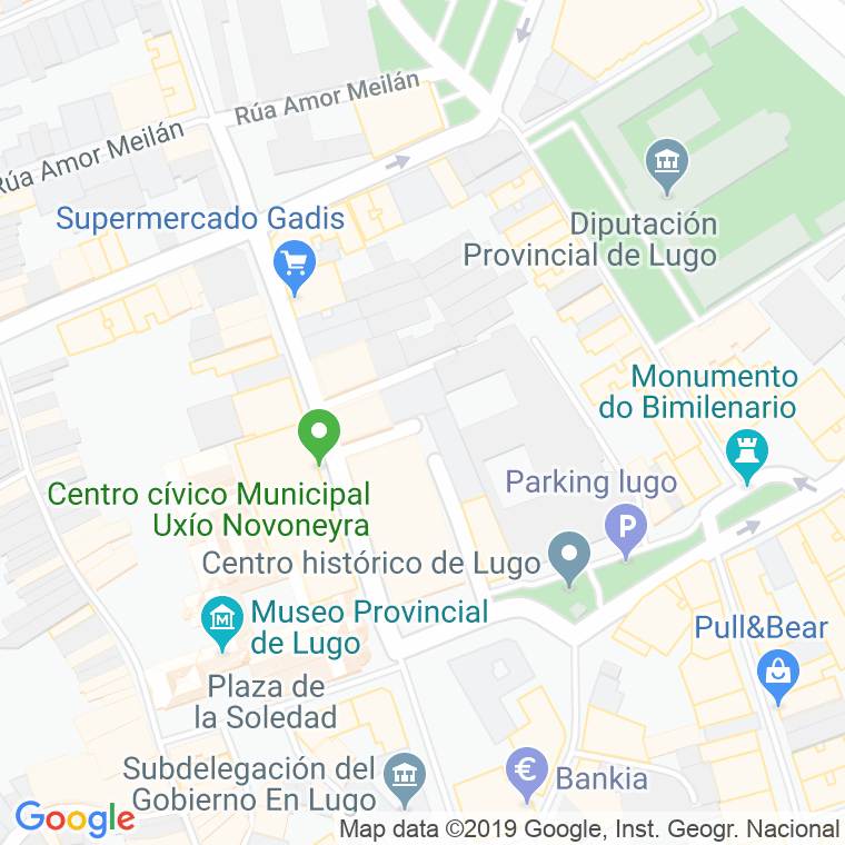 Código Postal calle Mercado, Do, carril en Lugo