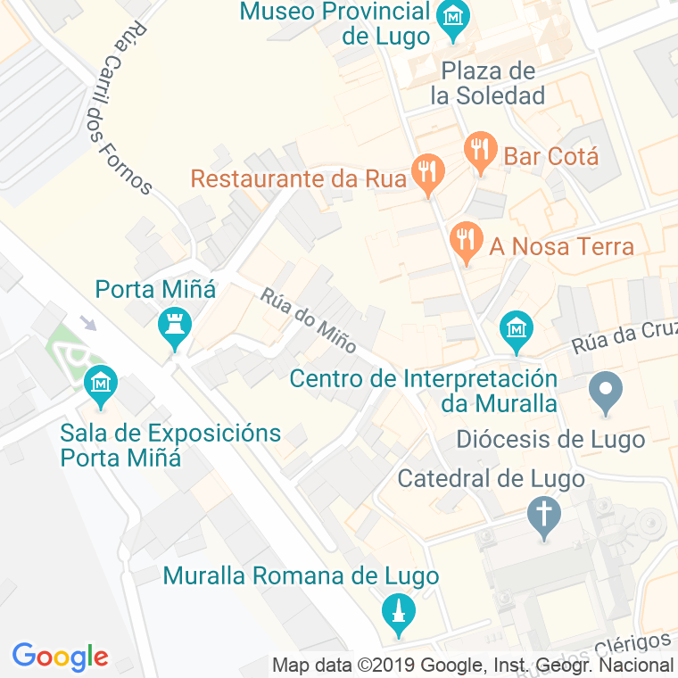 Código Postal calle Miño, Do, rinconada en Lugo