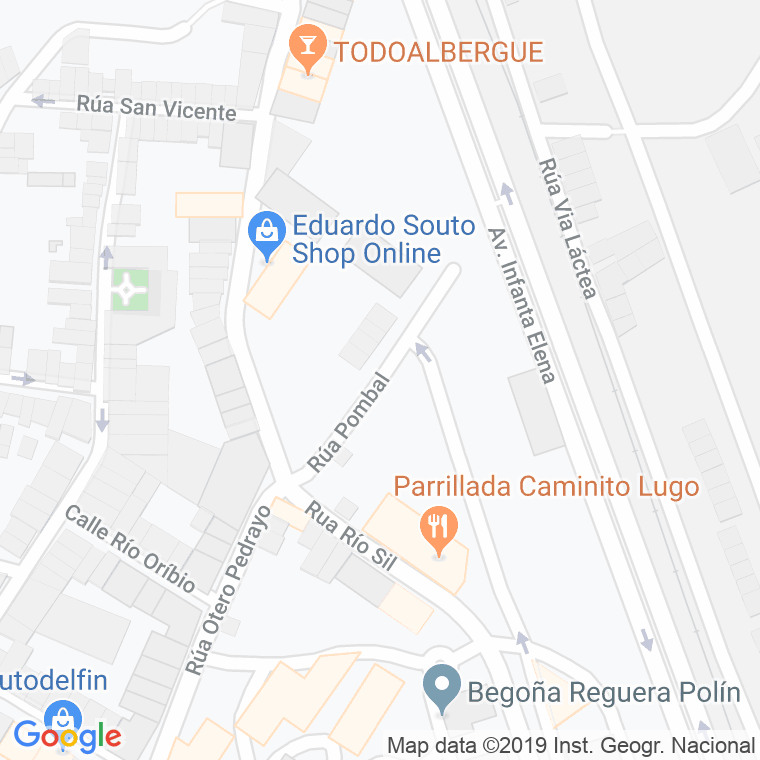 Código Postal calle Pombal en Lugo