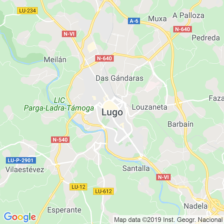 Código Postal calle Galicia en Lugo