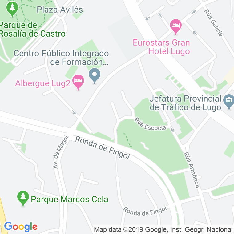 Código Postal calle Ines De Castro en Lugo