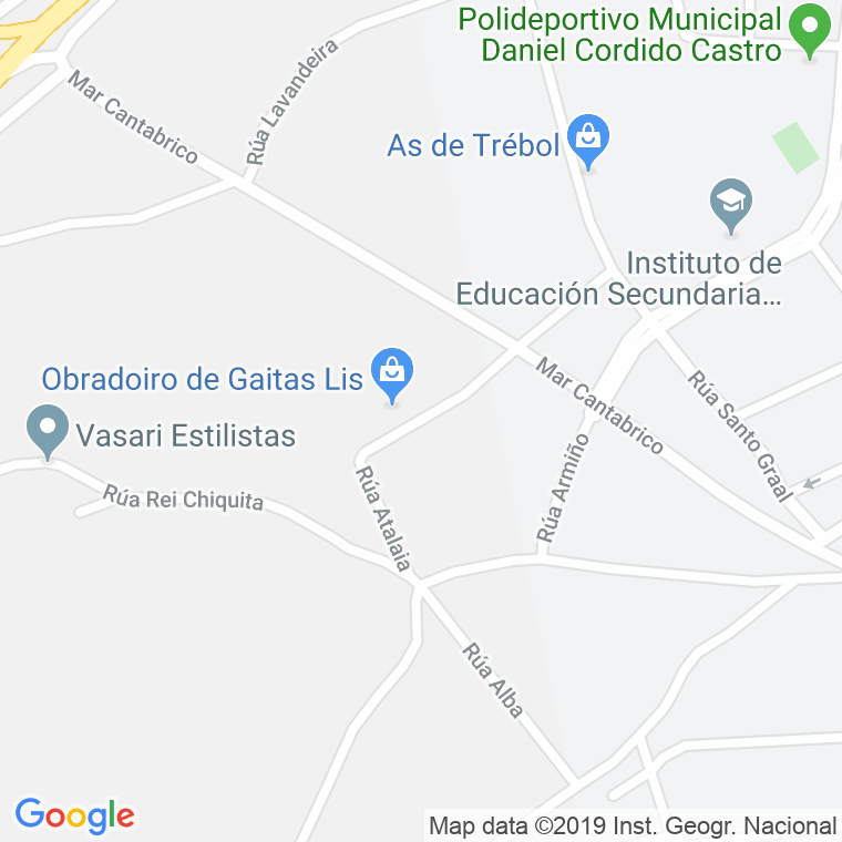 Código Postal calle Aceroleiro en Lugo