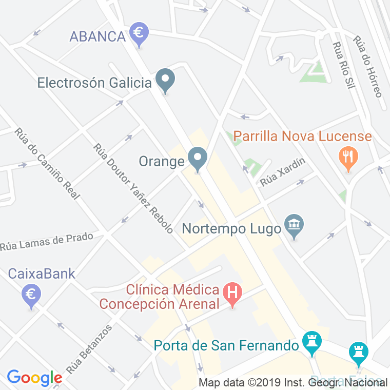 Código Postal calle Becerrea en Lugo