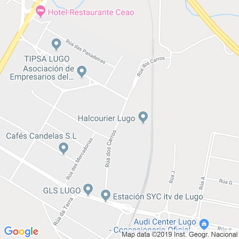 Código Postal calle Carros, Dos en Lugo