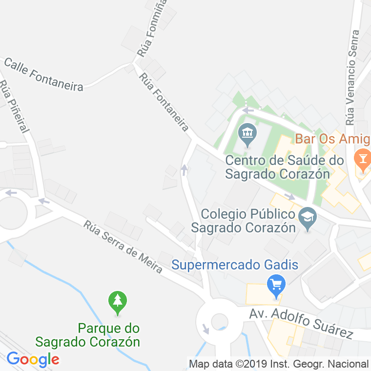 Código Postal calle Fontaneira en Lugo