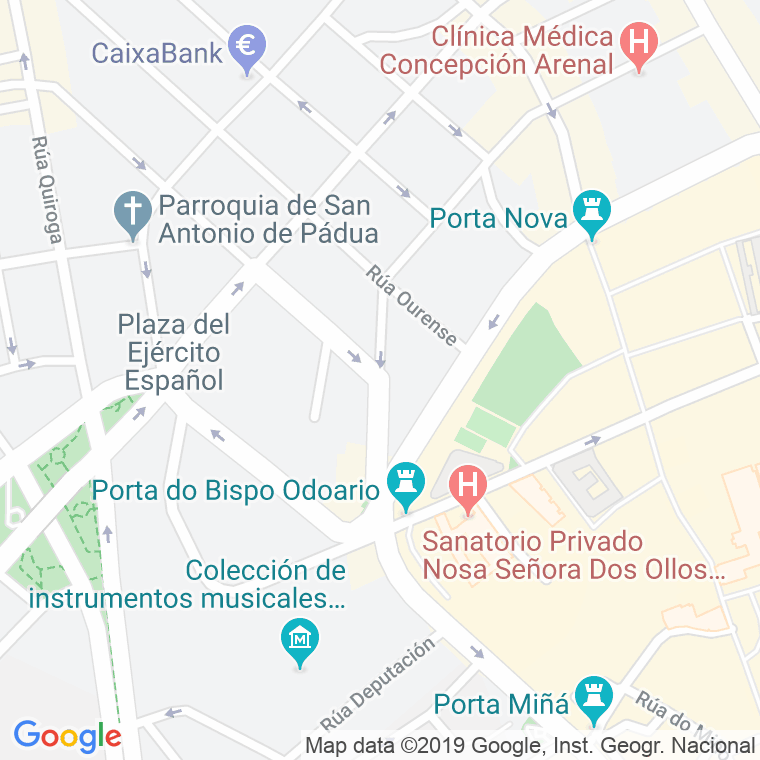 Código Postal calle Andoriñas en Lugo