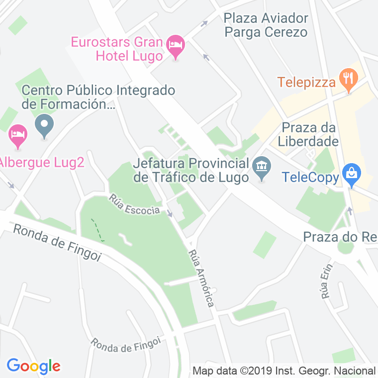 Código Postal calle Esquio en Lugo