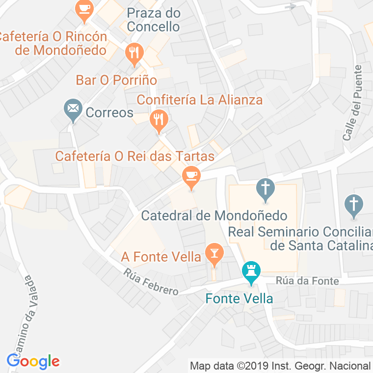 Código Postal calle Mondoñedo en Lugo