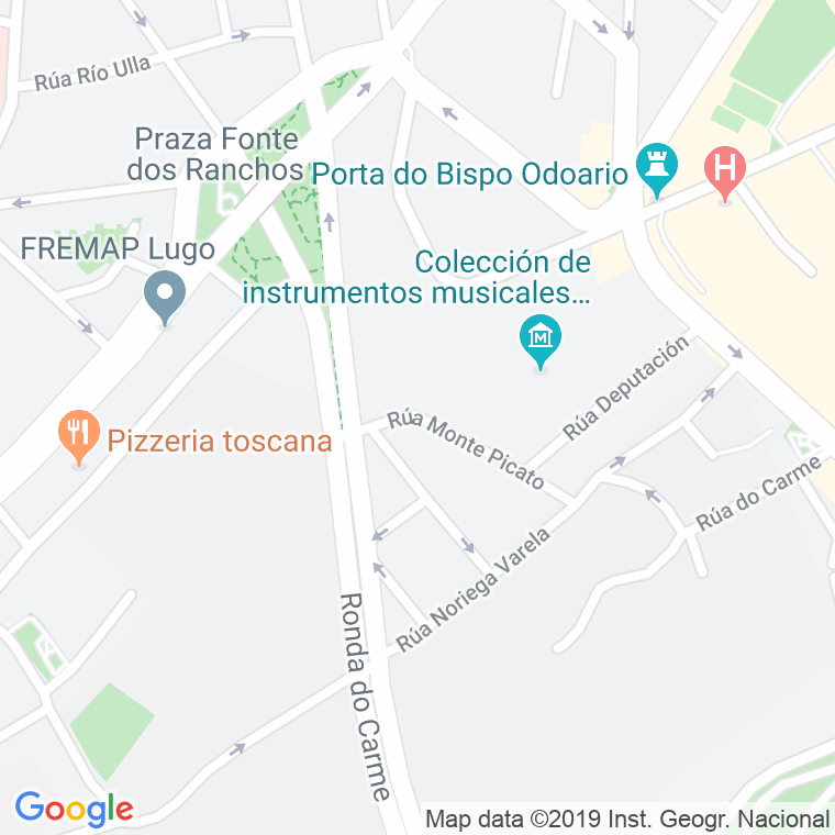 Código Postal calle Monte Picato en Lugo