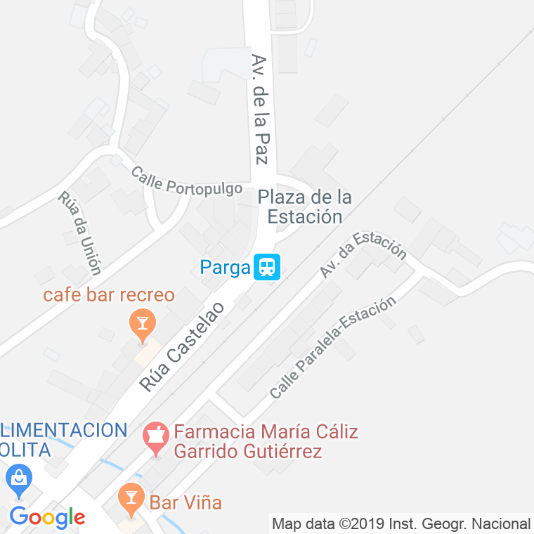 Código Postal de Parga (Parga Estacion) en Lugo
