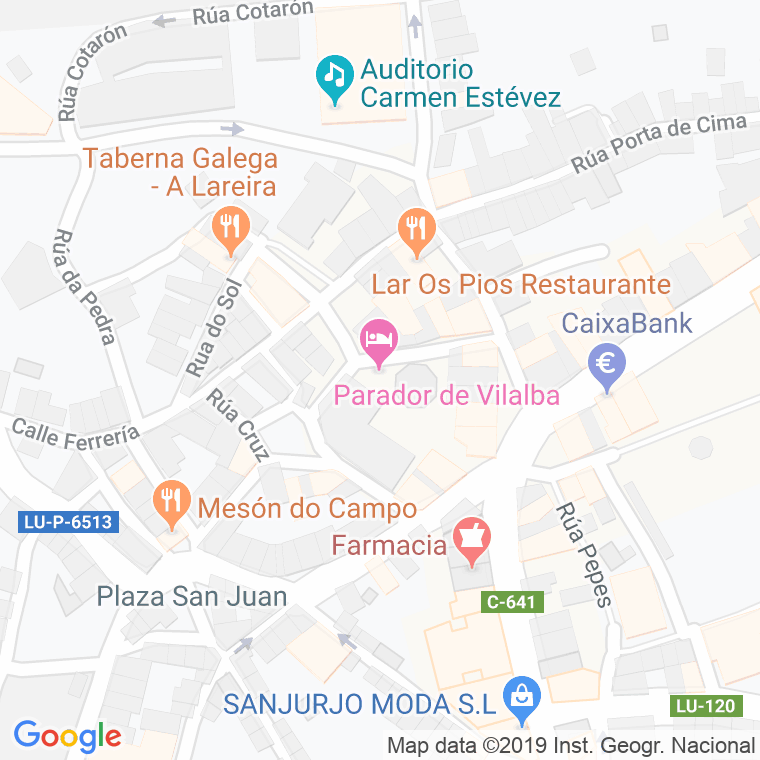 Código Postal de Vilalba (Casco Urbano) en Lugo