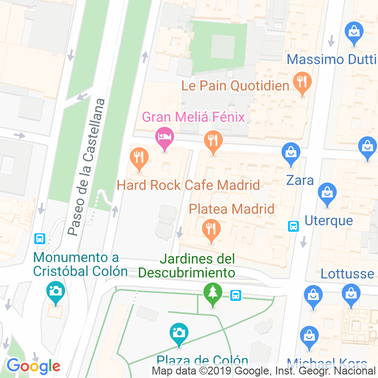 Código Postal calle Marques De Zurgena, particular en Madrid