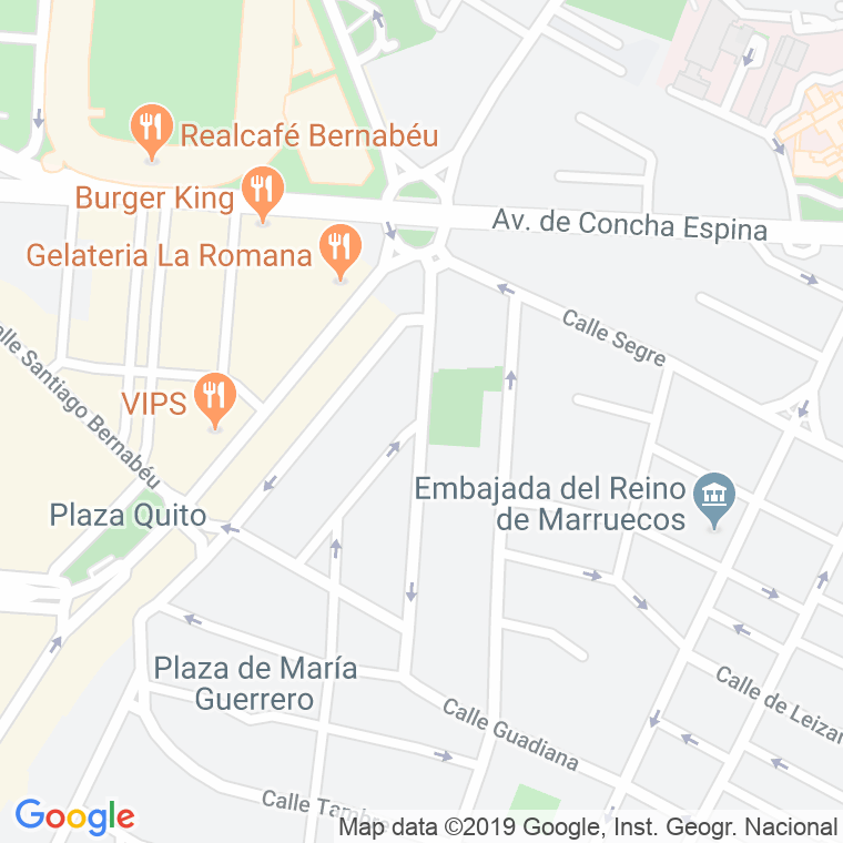 Código Postal calle Darro en Madrid