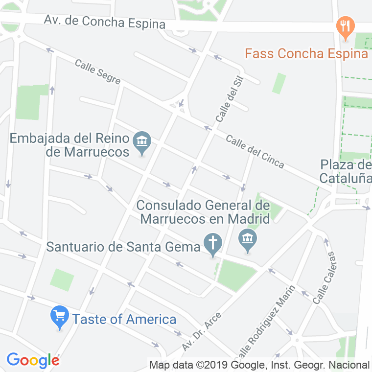 Código Postal calle Ega en Madrid