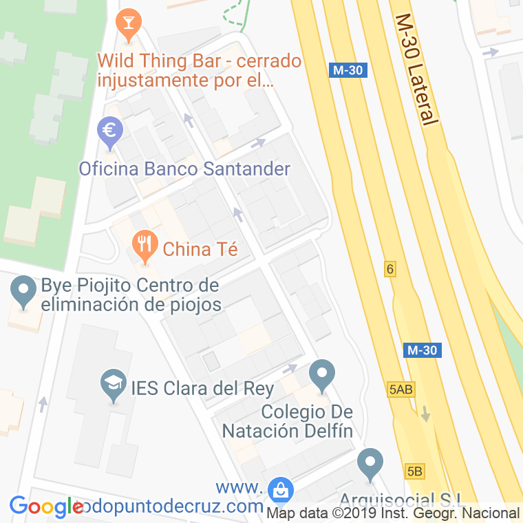 Código Postal calle Francisco Vivancos en Madrid