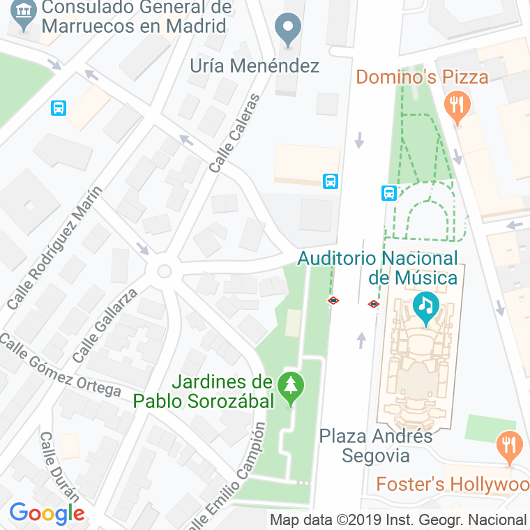 Código Postal calle Gomez Cano en Madrid