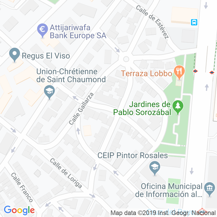 Código Postal calle Gomez Ortega en Madrid