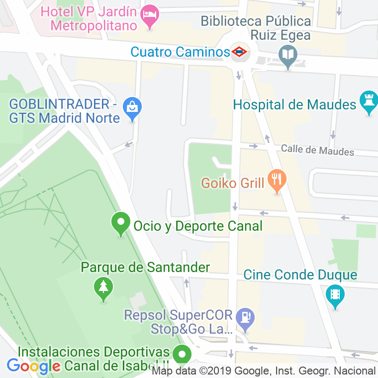 Código Postal calle Esquilache en Madrid