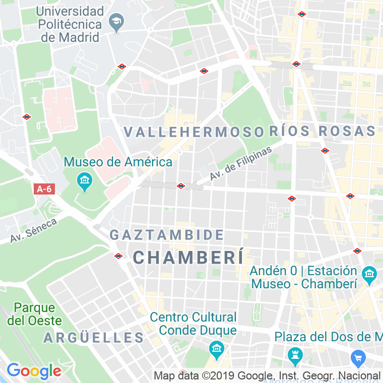 Código Postal calle Guzman El Bueno   (Impares Del 103 Al Final)  (Pares Del 78 Al Final) en Madrid