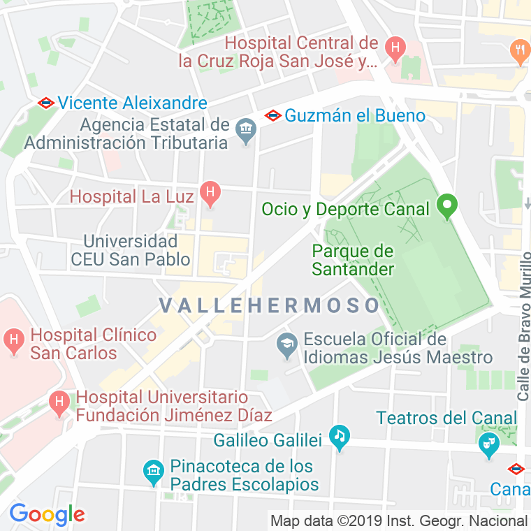 Código Postal calle San Francisco De Sales, paseo en Madrid