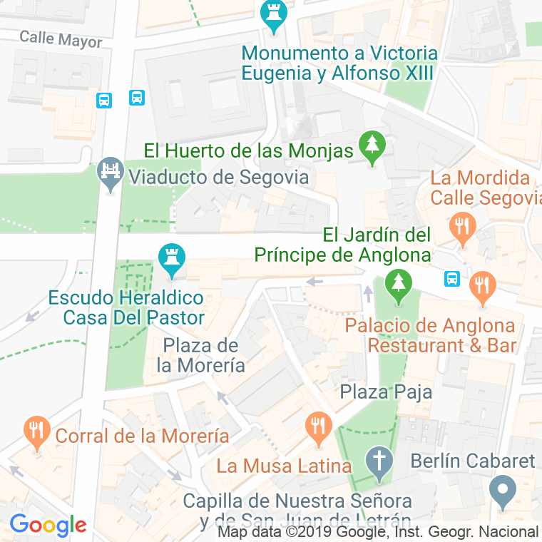 Código Postal calle Alamillo en Madrid