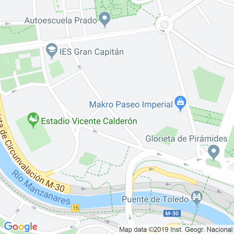 Código Postal calle Alejandro Dumas en Madrid