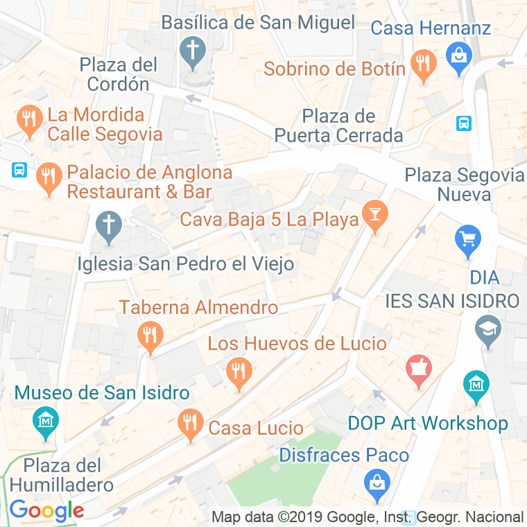 Código Postal calle Almendro, travesia en Madrid