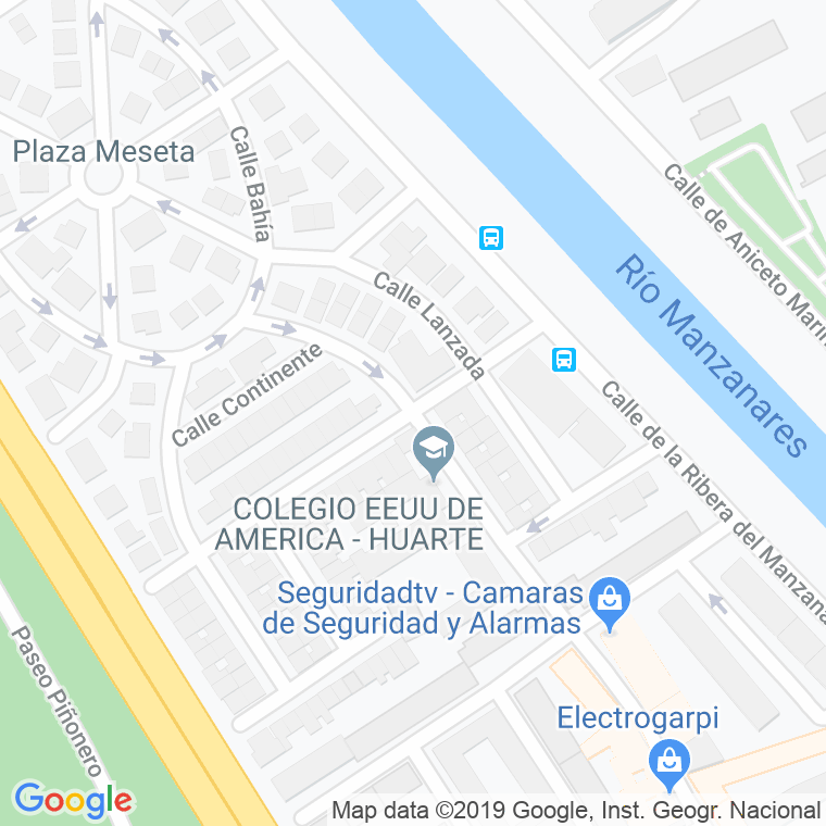 Código Postal calle Cordillera en Madrid