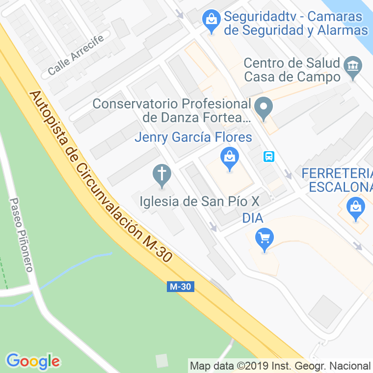 Código Postal calle Doctor Casal en Madrid