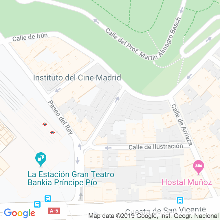 Código Postal calle Estanislao Figueras en Madrid