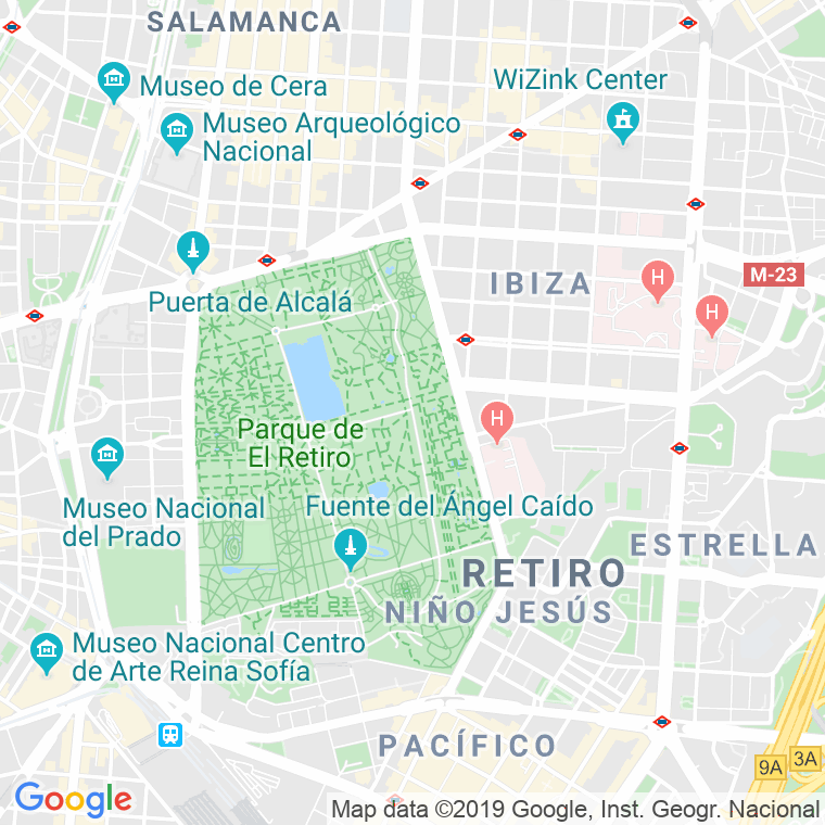 Código Postal calle Guatemala, plaza (Impares Del 1 Al Final)  (Pares Del 2 Al Final) en Madrid