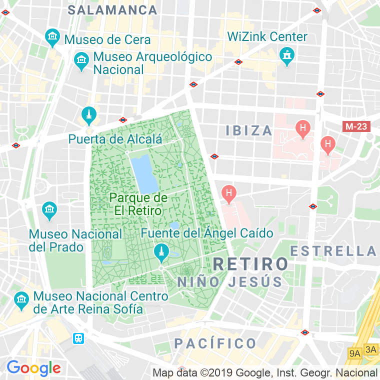 Código Postal calle Maestro Villa, plaza (Impares Del 1 Al Final)  (Pares Del 2 Al Final) en Madrid