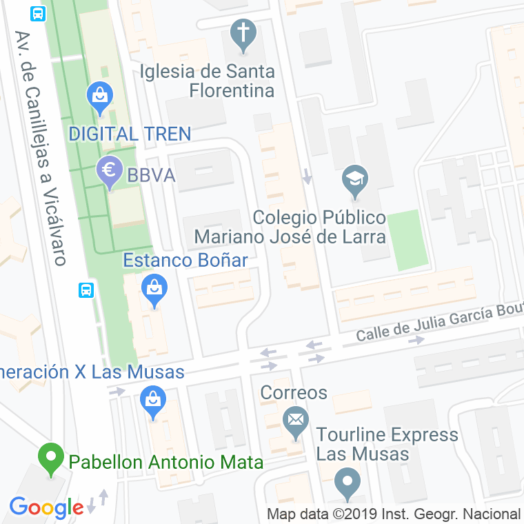 Código Postal calle Caltarao en Madrid