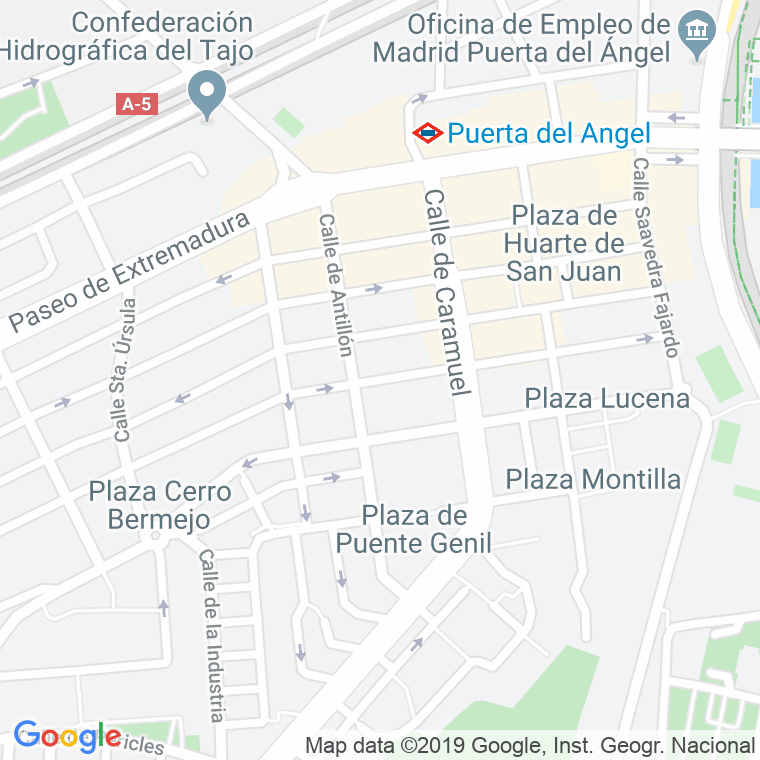 Código Postal calle Cardenal Mendoza en Madrid
