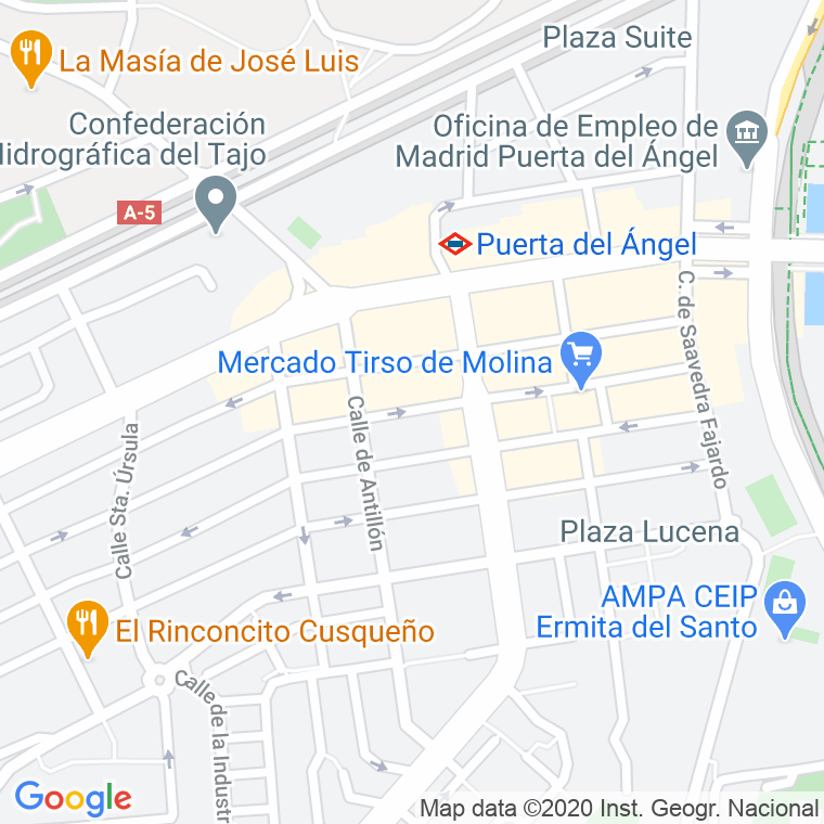 Código Postal calle Doña Urraca en Madrid