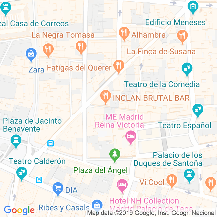 Código Postal calle Alvarez Gato en Madrid