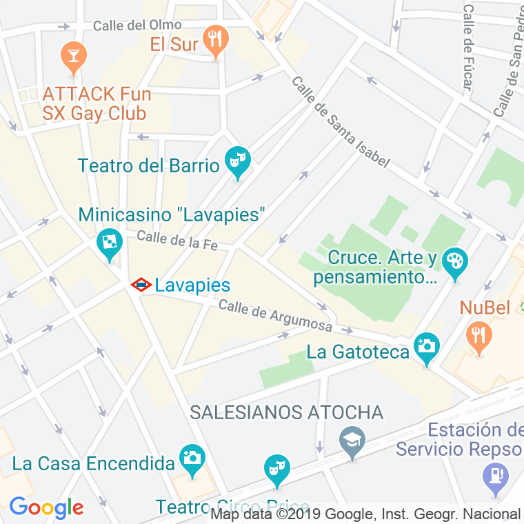 Código Postal calle Doctor Piga en Madrid