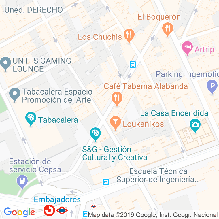Código Postal calle Miguel Servet en Madrid