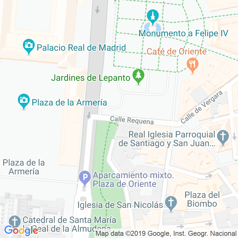 Código Postal calle Requena en Madrid