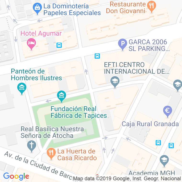 Código Postal calle Fuenterrabia en Madrid