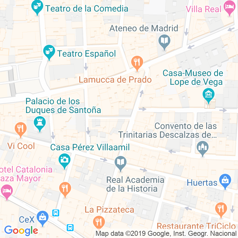 Código Postal calle Infante en Madrid